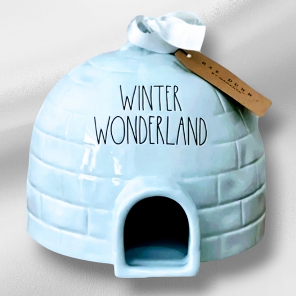 Rae Dunn Other - NEW Rae Dunn ceramic WINTER WONDERLAND Igloo Birdhouse